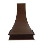 Saddle Arched Hood 36" with Fan and Liner Madison - RTA Cabinet Company
