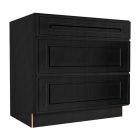 3 Drawer Base Cabinet 36" Madison - RTA Cabinet Company
