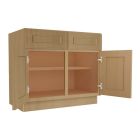 Craftsman Natural Shaker Sink Base Cabinet 39"W Madison - RTA Cabinet Company