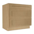 3 Drawer Base Cabinet 36" Madison - RTA Cabinet Company