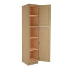 Craftsman Natural Shaker Utility Cabinet 18"W x 90"H Madison - RTA Cabinet Company