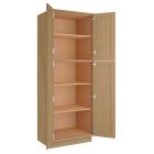 Craftsman Natural Shaker Utility Cabinet 30"W x 84"H Madison - RTA Cabinet Company