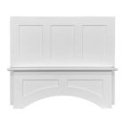 Shaker White Elite Square Hood 36" with Fan and Liner Madison - RTA Cabinet Company