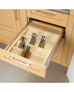 Spice Divider (White) - Fits Best in B18, B33, B36 or DB36-3 Madison - RTA Cabinet Company