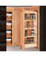 Wall Cabinet Pull-out Organizer with Wood Adjustable Shelves - Fits Best in W0930, W0936 or W0942 Madison - RTA Cabinet Company