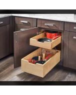 Double Soft Closing Slide Out Drawers with dividers - Fits Best in B18 Madison - RTA Cabinet Company