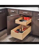 Double Soft Closing Slide Out Drawers with dividers - Fits Best in B24 Madison - RTA Cabinet Company