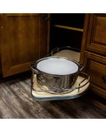 Cloud Single Tier Blind Corner Organizer - Fits Best in BLB42/45L Madison - RTA Cabinet Company
