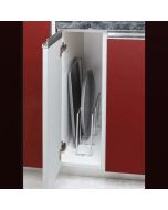 U-Shaped Tray Divider in Chrome-Fits Best in B9FHD, B12, W361824, W362424, W331824, or W332424 Madison - RTA Cabinet Company