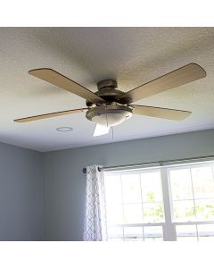 826BN Brushed Nickel Five Bladed 52" Ceiling Fan Madison - RTA Cabinet Company