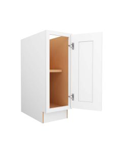Craftsman White Shaker Base Full Height Door Cabinet 12" Madison - RTA Cabinet Company