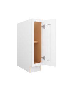 Craftsman White Shaker Base Full Height Door Cabinet 9" Madison - RTA Cabinet Company