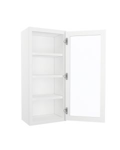 Bristol Linen Wall Open Frame Glass Door Cabinet 18"W x 42"H Madison - RTA Cabinet Company