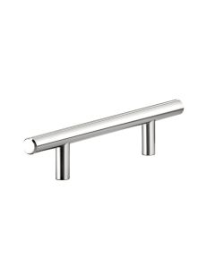 Chrome Contemporary Steel Pull 6-15/16 in Madison - RTA Cabinet Company