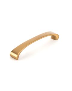 Aurum Brushed Gold Contemporary Metal Pull 5-5/8 in Madison - RTA Cabinet Company