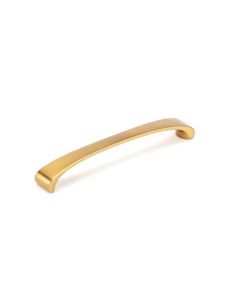 Aurum Brushed Gold Contemporary Metal Pull 6-13/16 in Madison - RTA Cabinet Company