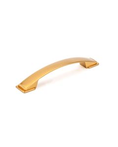 Aurum Brushed Gold Transitional Metal Pull 6-1/2 in Madison - RTA Cabinet Company
