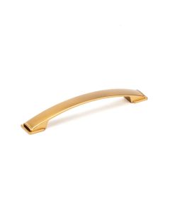 Aurum Brushed Gold Transitional Metal Pull 7-11/16 in Madison - RTA Cabinet Company
