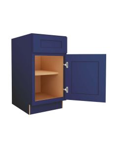 Navy Blue Shaker Base Cabinet 18" Madison - RTA Cabinet Company