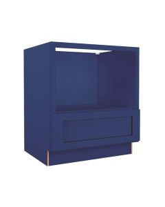 Navy Blue Shaker Microwave Base Cabinet 30"W Madison - RTA Cabinet Company