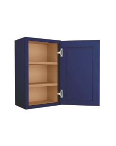 Navy Blue Shaker Wall Cabinet 18"W x 30"H Madison - RTA Cabinet Company