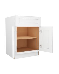 Summit Shaker White Base Cabinet 24" Madison - RTA Cabinet Company