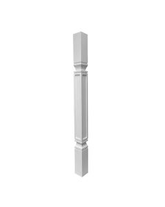 Craftsman White Shaker Shaker Leg Post 3"W x 42"H Madison - RTA Cabinet Company