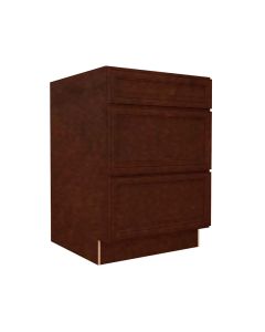 3 Drawer Base Cabinet 24" Madison - RTA Cabinet Company