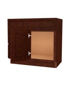 Vanity Sink Base Drawer Left Cabinet 30" Madison - RTA Cabinet Company