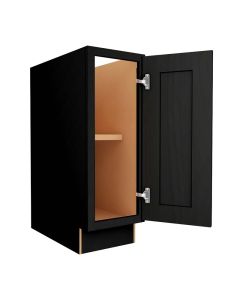 Craftsman Black Shaker Base Full Height Door Cabinet 18" Madison - RTA Cabinet Company