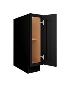 Craftsman Black Shaker Base Full Height Door Cabinet 9" Madison - RTA Cabinet Company