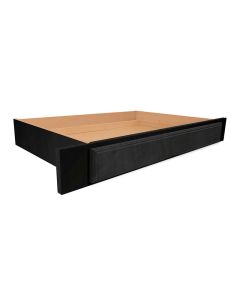 Craftsman Black Shaker Knee Drawer Madison - RTA Cabinet Company