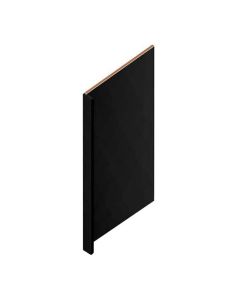 Craftsman Black Shaker REP1.596 - Refrigerator End Panel 1.5" Madison - RTA Cabinet Company
