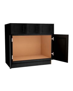 Craftsman Black Shaker VB3621 - Vanity Base Cabinet Madison - RTA Cabinet Company
