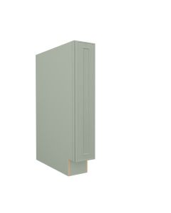 Craftsman Lily Green Shaker Spice Pull Out 6" Madison - RTA Cabinet Company