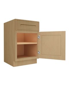 Craftsman Natural Shaker Base Cabinet 21" Madison - RTA Cabinet Company