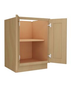 Craftsman Natural Shaker Base Full Height Door Cabinet 24" Madison - RTA Cabinet Company