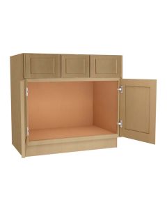 Craftsman Natural Shaker Vanity Sink Base Cabinet with Drawers 42" Madison - RTA Cabinet Company