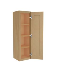 Craftsman Natural Shaker Wall Cabinet 12" x 42" Madison - RTA Cabinet Company