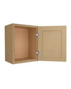 Craftsman Natural Shaker Wall Cabinet 15"W x 18"H Madison - RTA Cabinet Company