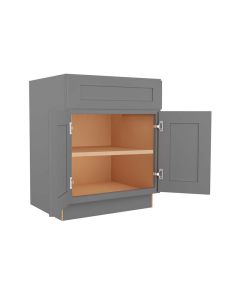 Grey Shaker Elite Base Cabinet 27" Madison - RTA Cabinet Company