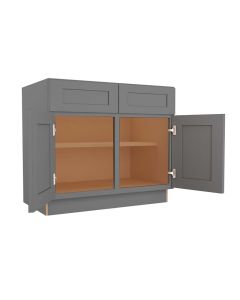 Grey Shaker Elite Base Cabinet 39" Madison - RTA Cabinet Company