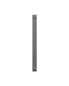 Grey Shaker Elite Fluted Wall Filler 3"W x 35"H Madison - RTA Cabinet Company