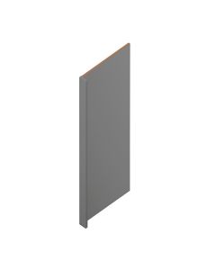 Grey Shaker Elite Refrigerator End Panel 1.5"W x 96"H Madison - RTA Cabinet Company