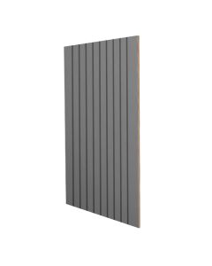 Grey Shaker Elite Shiplap Panel 96"W x 42"H Madison - RTA Cabinet Company