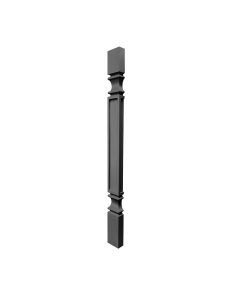 Grey Shaker Elite Fluted Split Post Leg 3"W x 36"H Madison - RTA Cabinet Company