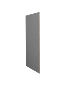 Grey Shaker Elite Refrigerator End Panel 3/4"W x 96"H Madison - RTA Cabinet Company