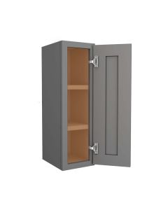Grey Shaker Elite Wall Cabinet 9"W x 30"H Madison - RTA Cabinet Company