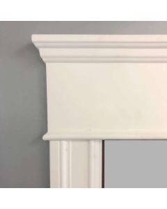 44" Traditional Style Primed Door Header Madison - RTA Cabinet Company