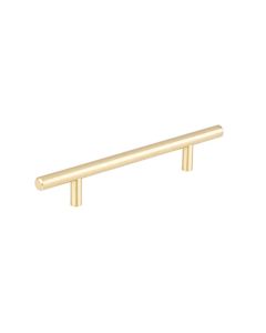 Satin Brass Contemporary Steel Pull 8-3/16 in Madison - RTA Cabinet Company